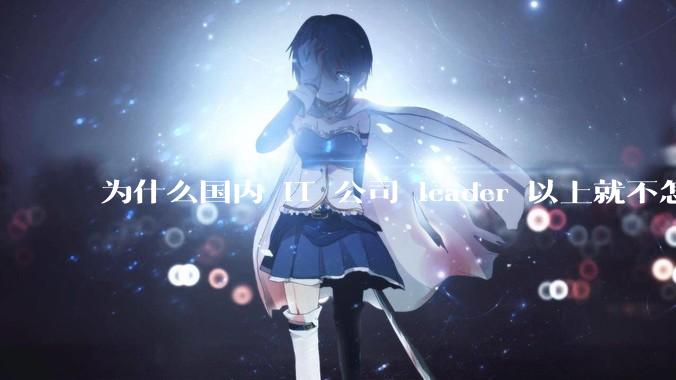 为什么国内 IT 公司 leader 以上就不怎么写代码，而据说 Google 的 Jeff Dean 还写代码？到底哪种情况好呢？