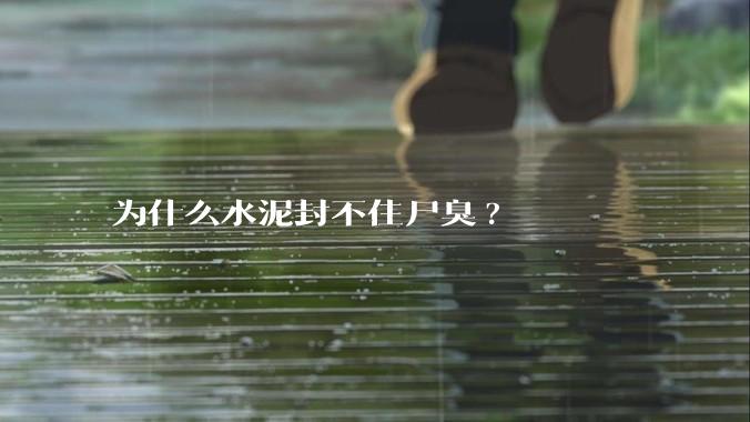 为什么水泥封不住尸臭?
